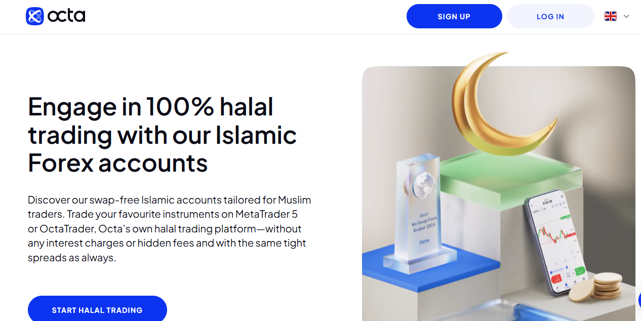 OctaFX Islamic Account