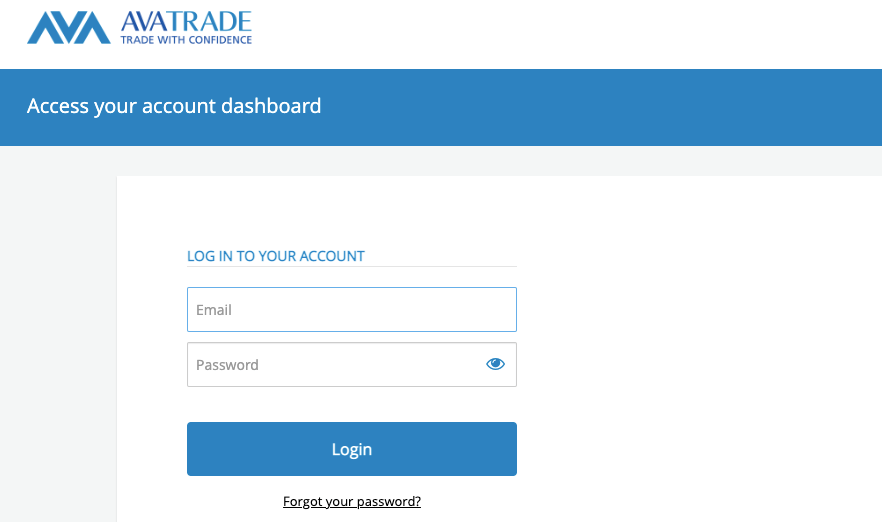 Sign in to AvaTrade